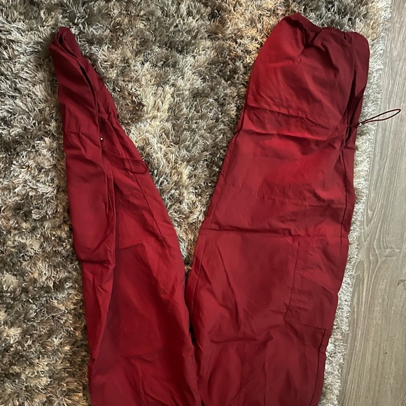 Red Drawstring Jacket Hem - Picture 2 of 4